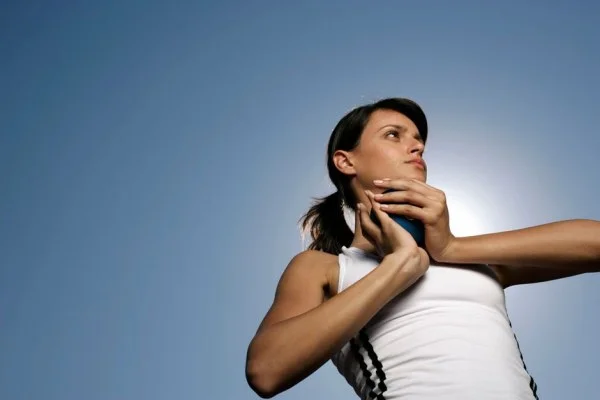 women's shot put competition